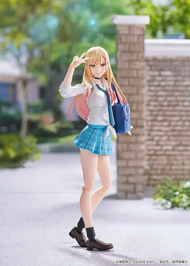 figma Marin Kitagawa from My Dress-Up Darling by Max Factory, official product photo of the painted prototype